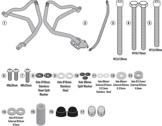 Defensas motor BMW F 900 XR (20 > 23)