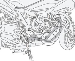 Defensas motor BMW S 1000 XR 20>22