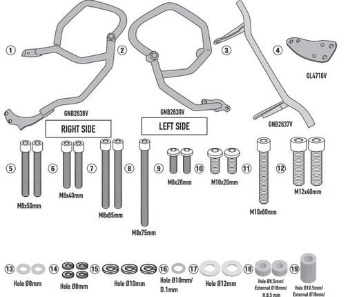 Defensas motor Ducati Multistrada V4 - V4 S (21 > 22)