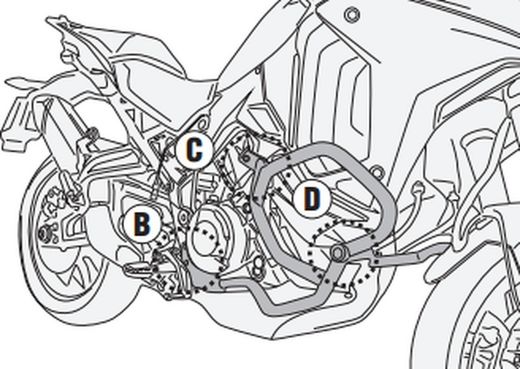 Defensas motor Ducati Multistrada V4 - V4 S (21 > 22)
