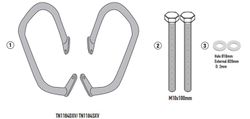 Defensas motor Honda CB 125F (21 > 23)