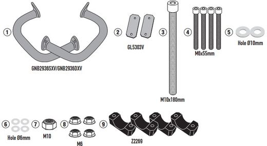 Defensa motor Honda CB 125 R (21>)