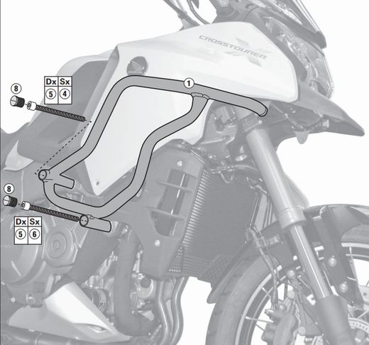 Defensas motor H. Crosstourer 1200 / Crosstourer 1200 DCT (12 > 19)