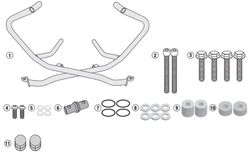 Defensas motor Honda X-ADV 750 (17 > 24)