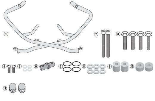 Defensas motor Honda X-ADV 750 (17 > 24)