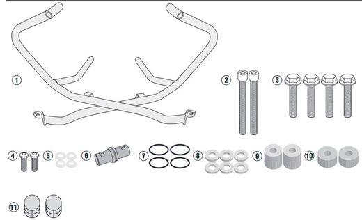 Defensas motor honda x-adv 750 17>20 y 21>