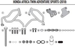 Defensas motor inox H.CRF1000L Africa Twin Adventure Sports (18 > 19)