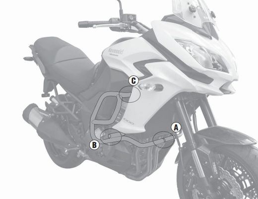 Defensas motor Kawasaki. Versys 1000 (15 > 18)