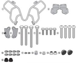 Defensas motor kawa. Versys 1000 / Versys 1000 SE (19 > 23)
