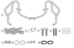 K. VERSYS 1000 (15 > 18) Defensas motor