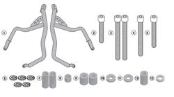 KTM Duke 790 (18>20)y 890 Duke R (21>23)Defensas motor