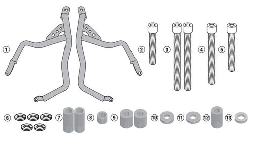 KTM Duke 790 (18>20)y 890 Duke R (21>23)Defensas motor