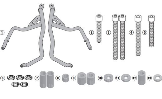 Defensas motor Duke 790 (18 > 20) y 890 Duke R (21 > 23)