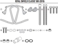 Defensas motor Royal Enfield Classic 500 (19>20)
