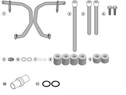 Royal Enfield Interceptor 650 (19>22) / Continental GT 650 (22>23) Defensas motor