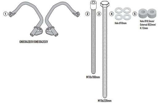 Defensa motor Royal Enfiel Super Meteor 650 (23) y Shotgun 650 (24)