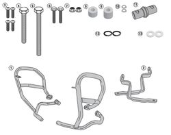 Defensas motor Suzuki DL 1000 V-Strom (14 > 19).