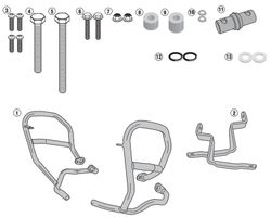 SUZUKI DL 1000 V-Strom (14 > 19) Defensas motor