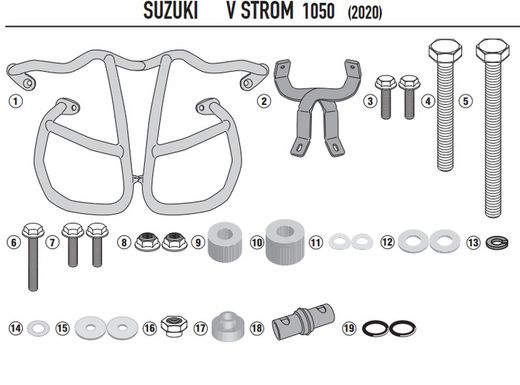 Defensas motor SUZUKI V-STROM 1050 (20>)