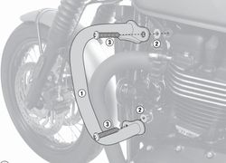 Defensas motor triumph bonneville t120/100.16>22 / speed twin 1200 19>20 /street twin 900 16>