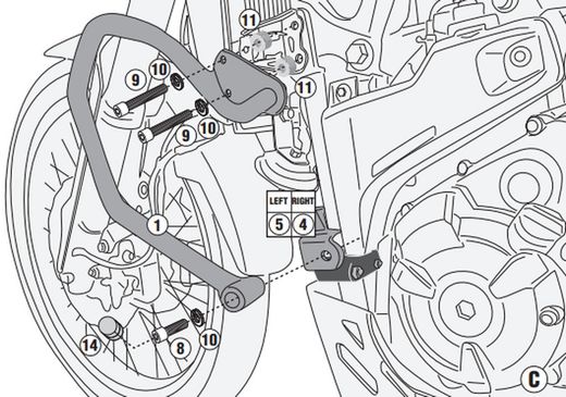 Defensas motor Yamaha Ténéré 700 (19 > 20)