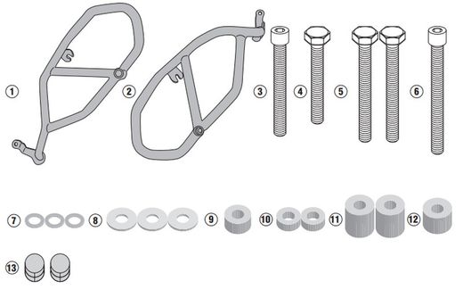 Defensas motor Yamaha Tracer 900 / Tracer 900 GT (18 > 20)