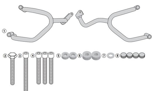 Defensas motor Yamaha XSR 900 (16 > 21)