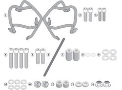 Defensas motor/radiador  BMW R1250 gs (19 > 22)