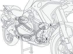 Defensas motor/radiador  BMW R1250 gs (19 > 22)