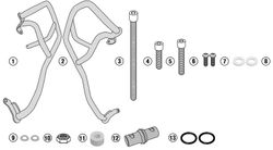 Defensa motor/radiador BMW G 310 GS 17>21 givi