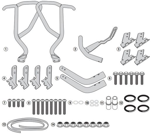 Defensas motor/radiador Honda CRF1000L Africa Twin (16 > 19)