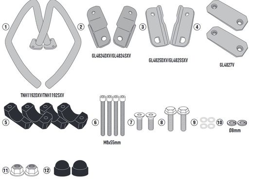 Defensas motor/radiador honda.ncx.750 2021