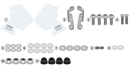Deflectores paramanos H.Forza 125-300 18> y 21>