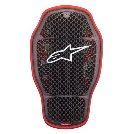 Espaldera alpinestars Nucleon KR-1 CELLi Transparente ahumada roja