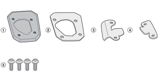 Extension caballete para bmw s1000xr 20>