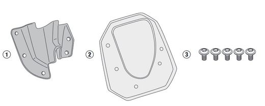 Extension caballete crf1000l africa twin 18>19 y adventure sports 18>19