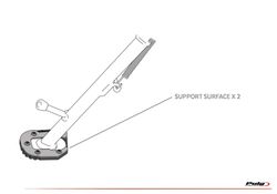 EXTENSION PATA DE CABRA HONDA XL 750 TRANSALP 23'-