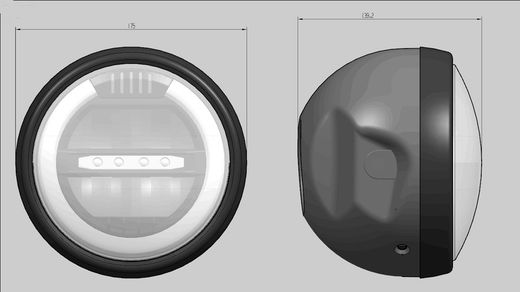 Faro De Tecnologia Lumen Led.11W High/9W Low/4W Po