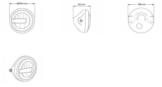 Faro De Tecnologia Lumen R Led.11W High/9W Low/4W