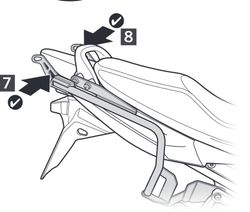 Fijaciones laterales shad 3p suzuki bandit 650/1250 '11