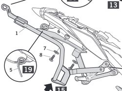 Fijaciones laterales shad 3p yamaha mt 09 2017>
