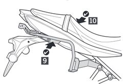 Fijaciones laterales shad 3p suzuki sv 650 '16/20