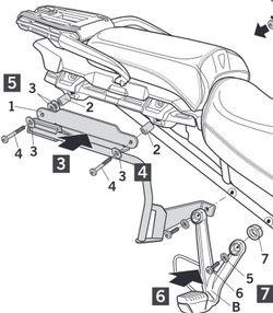 Fijaciones laterales shad 3p triumph tiger explorer 1200 17>21
