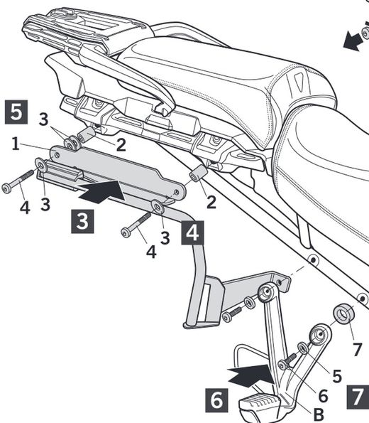 Fijaciones laterales shad 3p triumph tiger explorer 1200 17>21