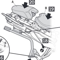 Fijaciones laterales shad 3p y. Tracer 900 '18>22