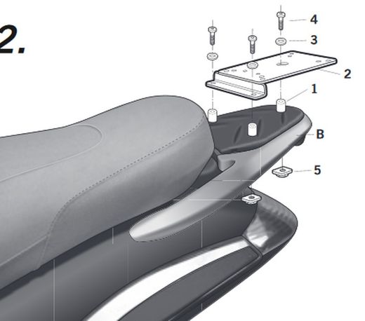Soporte maleta shad beverly tourer 125/250/400 08