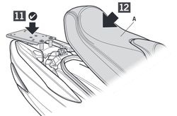Soporte maleta shad suzuki burgman 400 '17>21