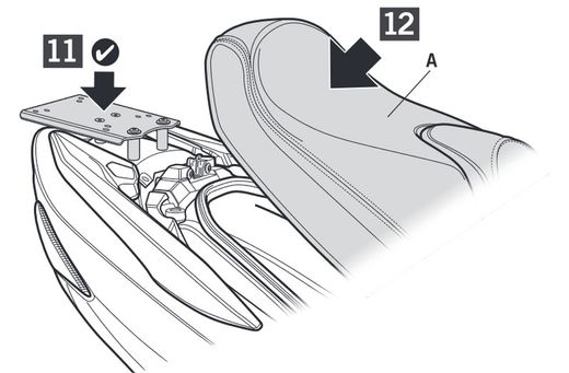 Soporte maleta shad suzuki burgman 400 '17>21