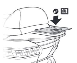 Soporte cofre shad mp3 350/500 hpe sport/business '18
