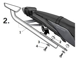 Soporte maleta Y. Mt 09 '13> y FZ09 13>16